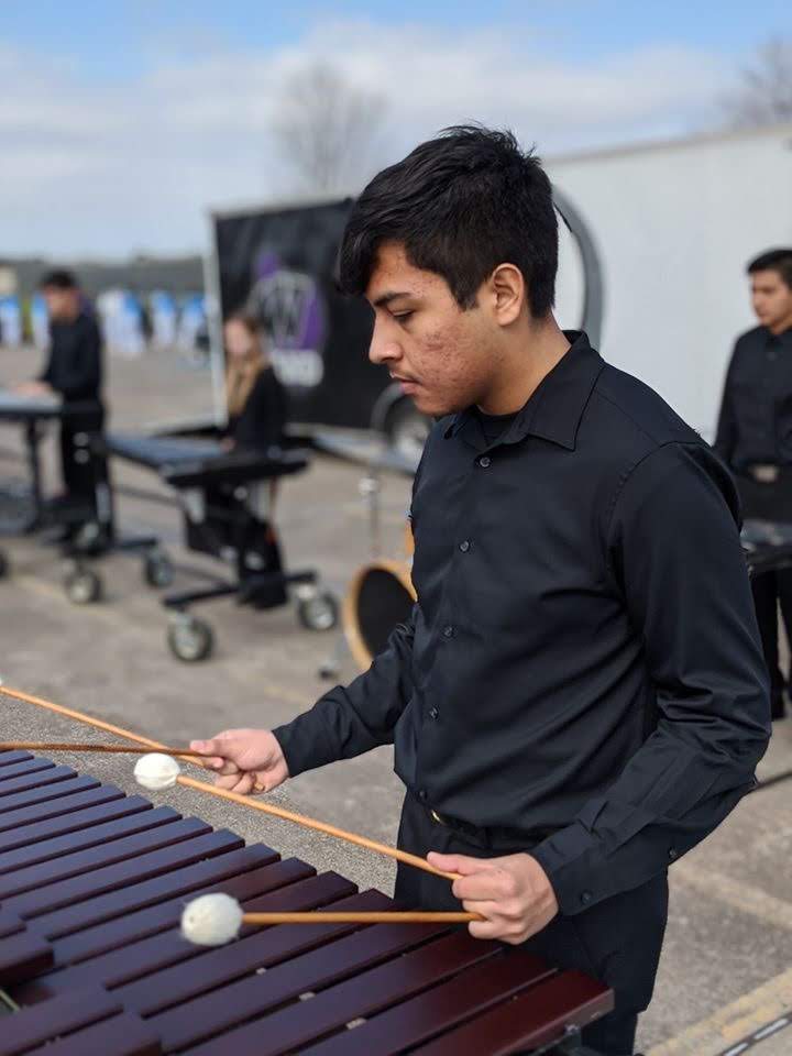 Band competes with new percussion group – The Voice of the Wildkats