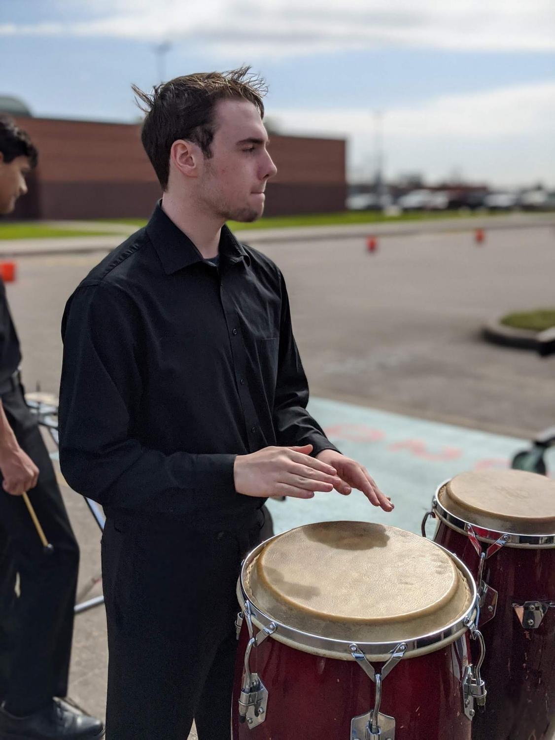 Band competes with new percussion group – The Voice of the Wildkats