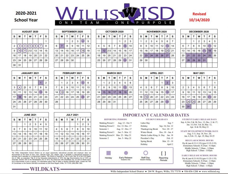 EXTRA, EXTRA, READ ALL ABOUT IT. There will be six more early dismissal days this school year after the school board adopted a new calendar on October 14th.  