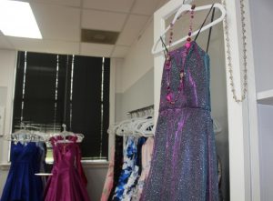 PROM PERFECT. The center has prom dresses for students planning their big night in May. To schedule an appointment for a prom dress call 936-443-2686.