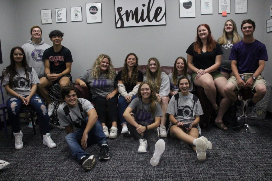 THE VOICE OF THE WILDKATS.  The 2020-2021 staff of the newspaper. The staff is lead by co-editors, Summer Rains and Katherine Lee.  Other members the editorial board are Jason Clark, sports editor, Hannah Hartman, features editor, Stephanie Keele, video editor, Heather Jackson, photo manager, Janice Talley, around campus editor and Brenan Mansker, podcast editor. Additional members are Lilliana Flores, Timothy Gunn, Julian Pelayo, Emma Lowe and GinElla Mire.