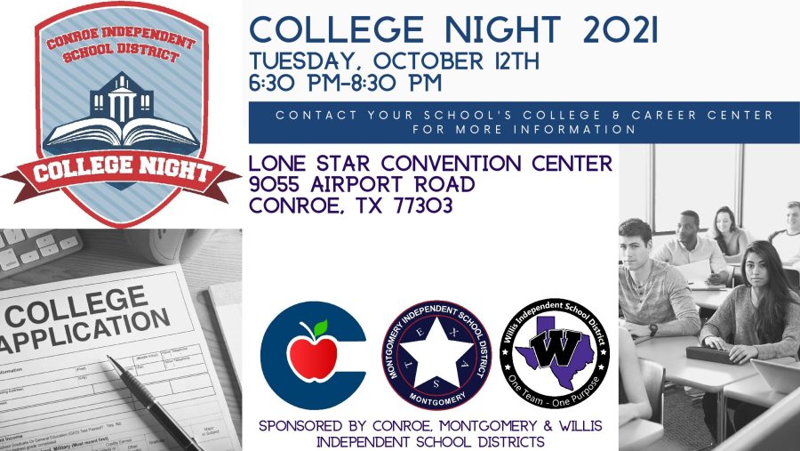 COLLEGE+NIGHT.+Lone+Star+College+hosts+College+Night+on+Oct.+12+for+juniors+and+seniors.+This+event+will+prepare+students+for+filling+out+college+applications+and+FAFSA.