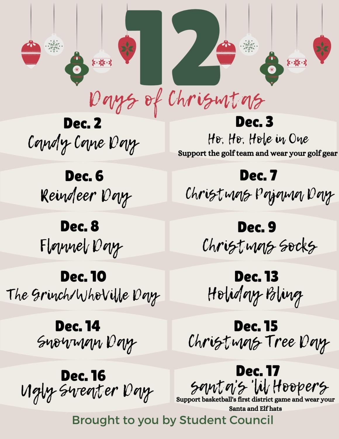 Twelve days of Christmas comes to campus Dec. 2 – The Voice of the Wildkats