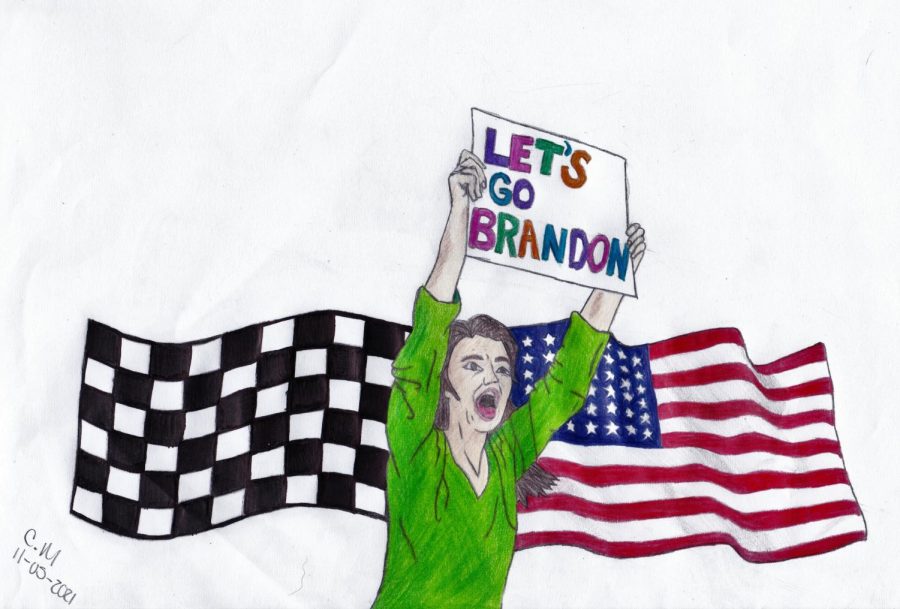LETS GO. Should the new fad of chanting Lets go Brandon be protected by freedom of speech?