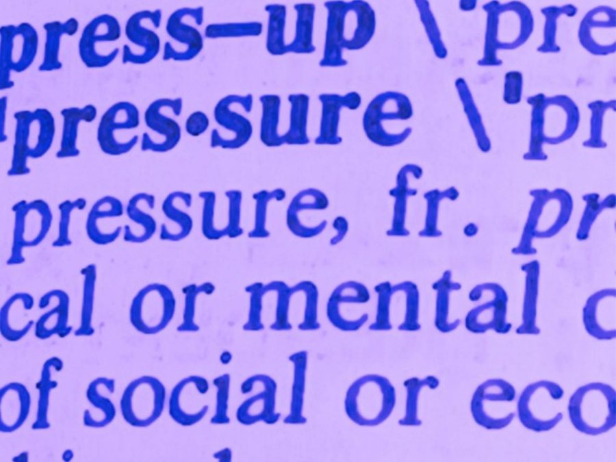 UNDER PRESSURE. Students face enough stress at school without the added pressure of college and major life decisions being forced on them.