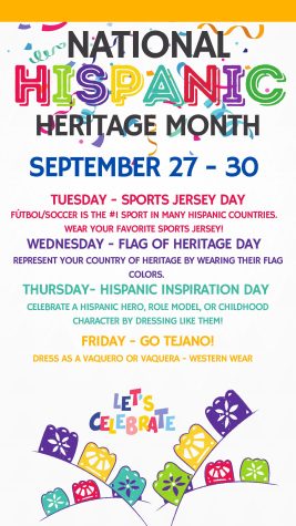 Hispanic Heritage month inspires dress-up week, cultural awareness