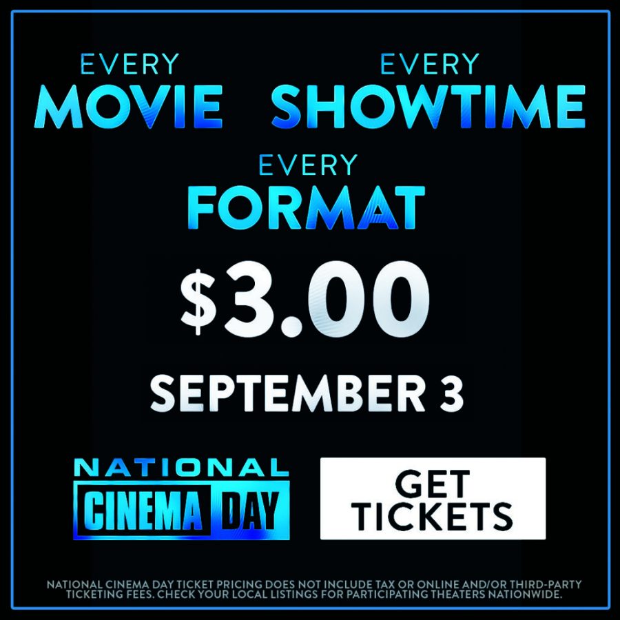 THREE DOLLAR DEAL. To get people in the seats at local theaters, all day Saturday