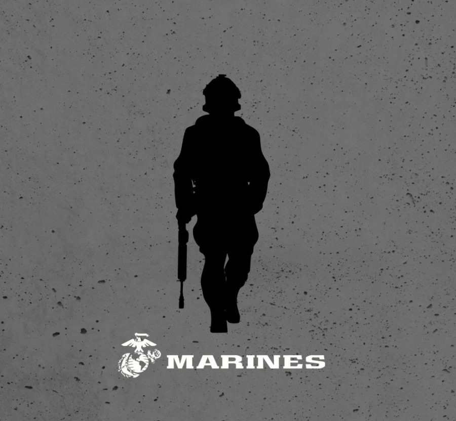 SEMPER+FI.+The+Marines+hosted+a+information+session+during+WIldkat+Way.+