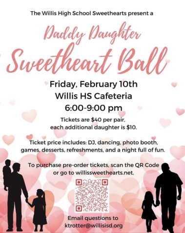 SWEETHEARTS DANCE. The drill team is hosting a fund raising event on Feb. 10 for dads and their daughters. 