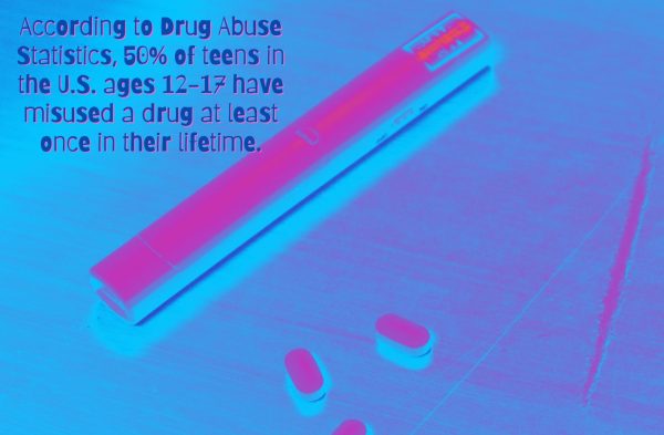 STAGGERING STATS. One half of teens admit to having misused a drug at least once in their lifetime. 