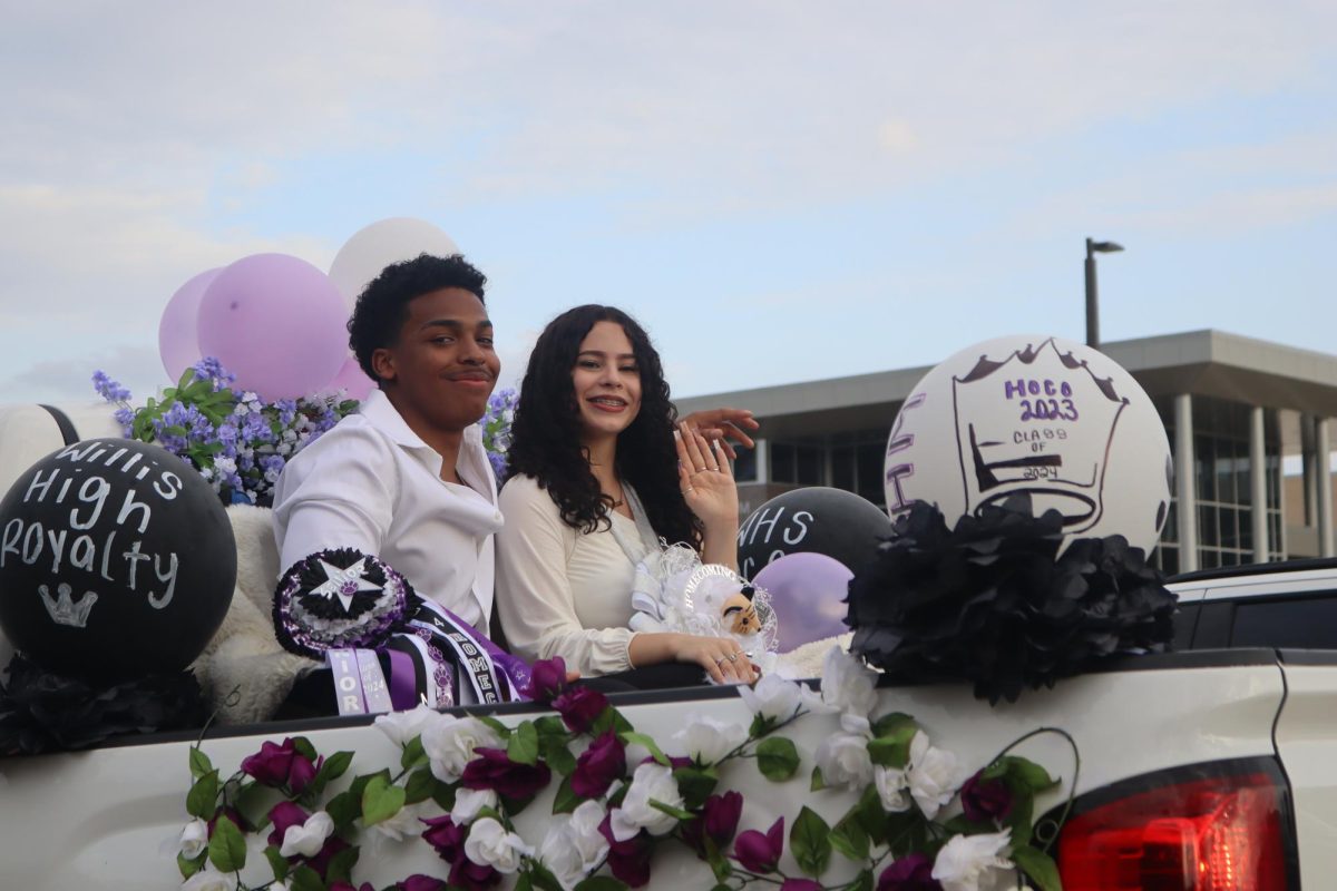 WHS ROYALTY. King and and queen candidates Marcos Ramos and Zoey White. 
