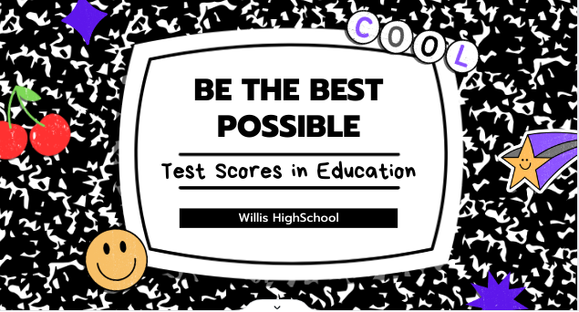 Be the Best. Art in dedication to education and testing