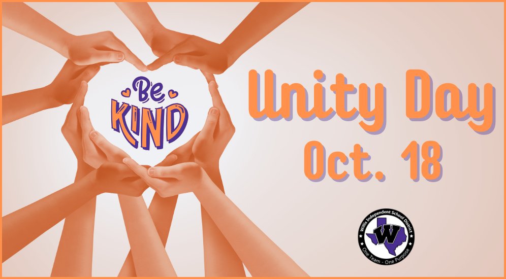 ORANGE YOU GLAD? Wear orange to show support for World Unity Day. 