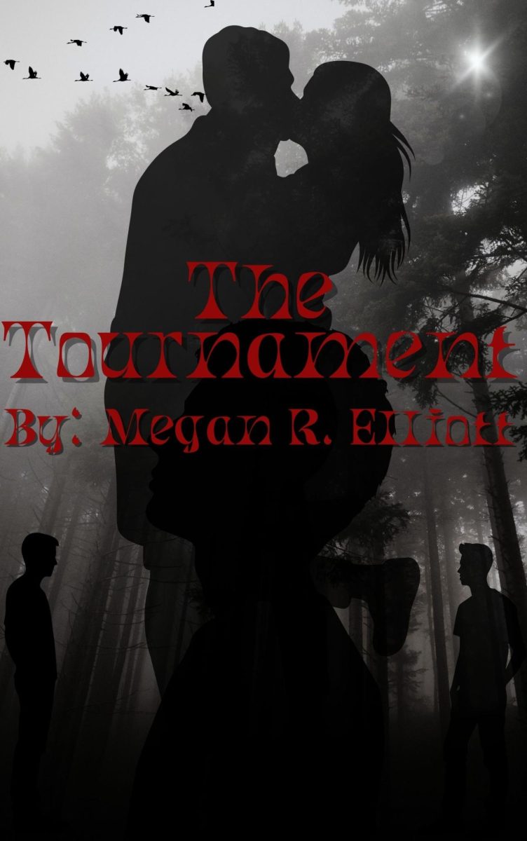 TOURNAMENT+READY.+Senior+Megan+Elliott+has+the+cover+designed+for+her+novel+The+Tournament.+She+worked+all+month+to+complete+the+book+as+part+of+nanowrimo%2C+a+writing+initiative.+