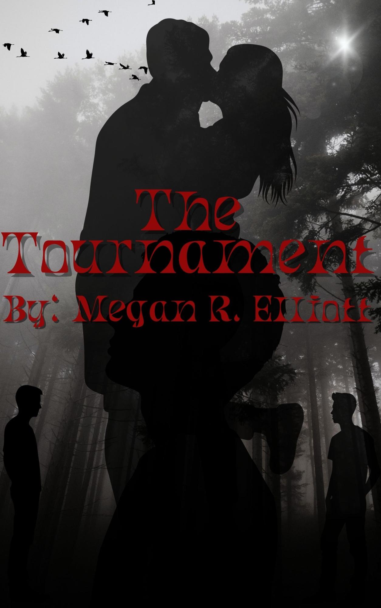 TOURNAMENT READY. Senior Megan Elliott has the cover designed for her novel The Tournament. She worked all month to complete the book as part of nanowrimo, a writing initiative. 