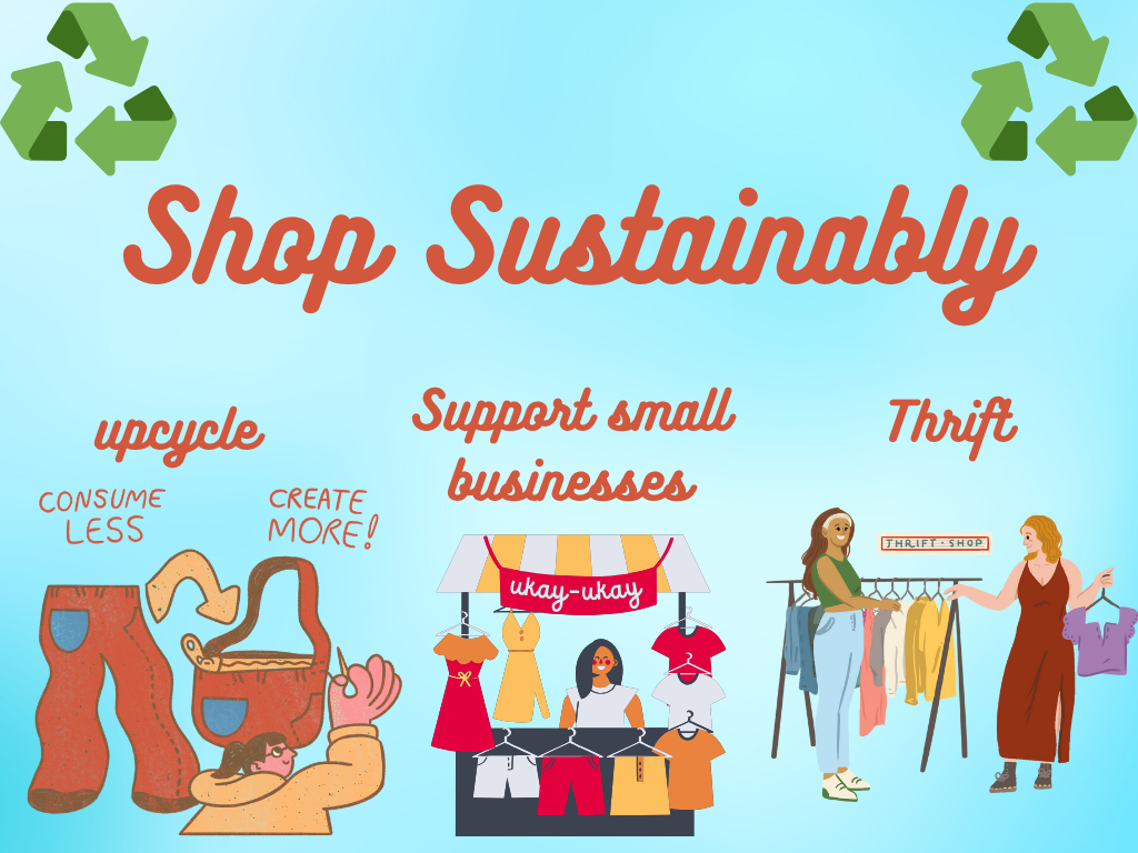 SHOP SUSTAINABLY. Some simple ways to buy clothes ethically and support the community