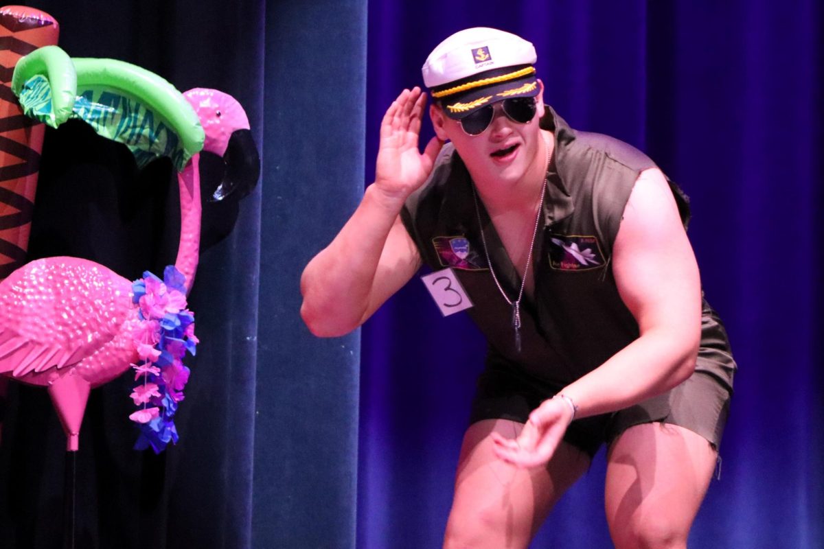 WILDKAT FUN. Sponsored by Operation Graduation, Mr. Wildkat features seniors showing off their talents and senses of humor to raise money for the senior class. 