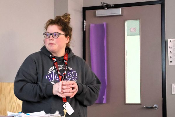 STORYTELLER. History teacher Whitney VanCleave teaches a DC U.S. History class. VanCleave was nominated for a Humanities Texas’ Outstanding Teaching of the Humanities Award by a former student.