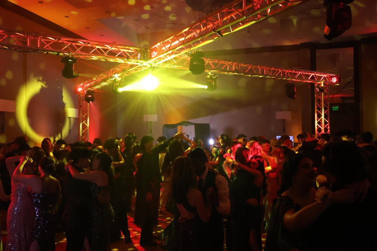 A NIGHT IN NEVERLAND. The dance floor is full at prom held at The Woodlands Resort. 