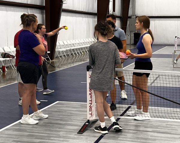 The new pickleball club includes students from Willis Highs School, montgomery High School and Covenant Christian Academy. 