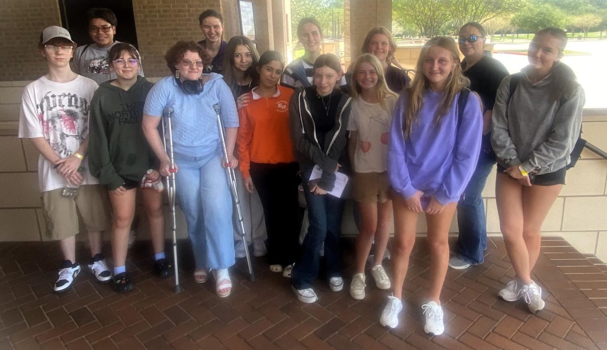 UIL READY. Members of the UIL team who attended the SAC take a group shot before coming home. 