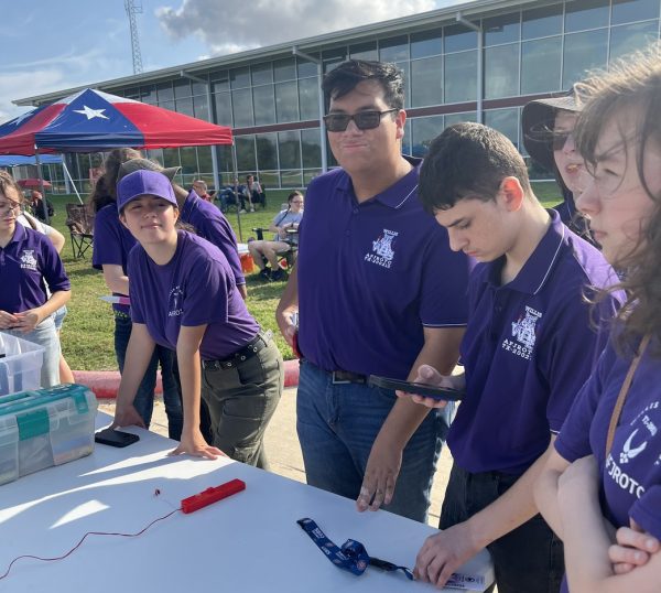 LIFTOFF. The Willis High School Air Force JROTC Rocketry team earned third place for Parachute Landing Spot at the competition at Langham Creek High School on Saturday, September 14th.