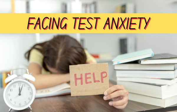 FACING TEST ANXIETY. Finals bring testing anxiety to many students. There are ways to get through the week. 