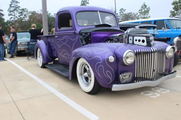 SHOWING OFF. A classic truck was just one of the entries in the car, truck and bike show last year. This year's show is Saturday at the CTE center. 