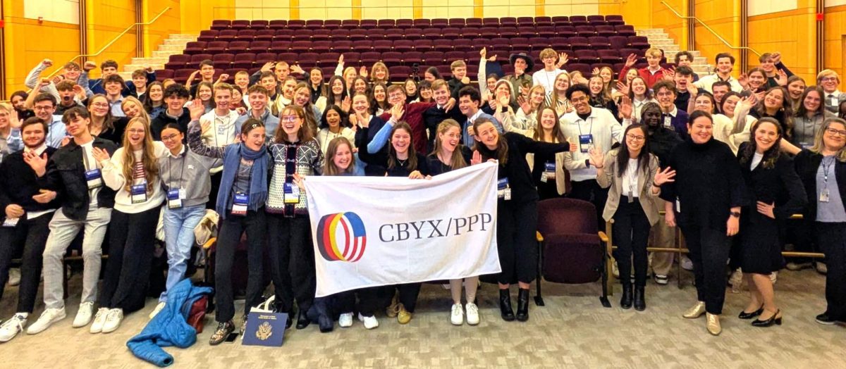 CBYX SEE WASHINGTON. At the Department of State during Civic Education Week members of the CBYX stop for a photo after seeing officials of the German Embassy. Members of the exchange program spent a week in the nation's capital to learn more about politics in the US. courtesy of Peter Wetsch