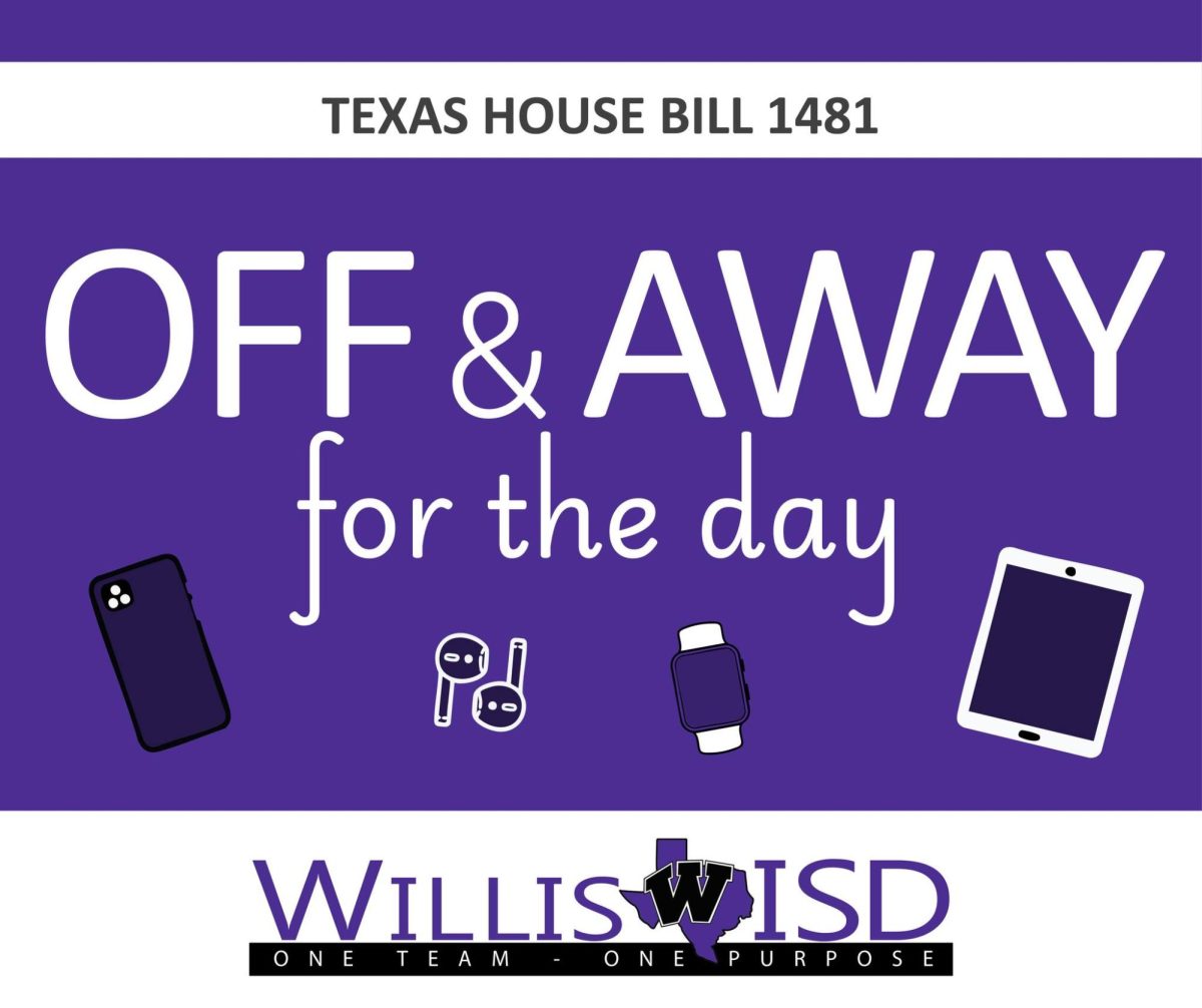 OFF & AWAY. Starting this school year, phones must be in backpacks all day, including passing periods and lunches.