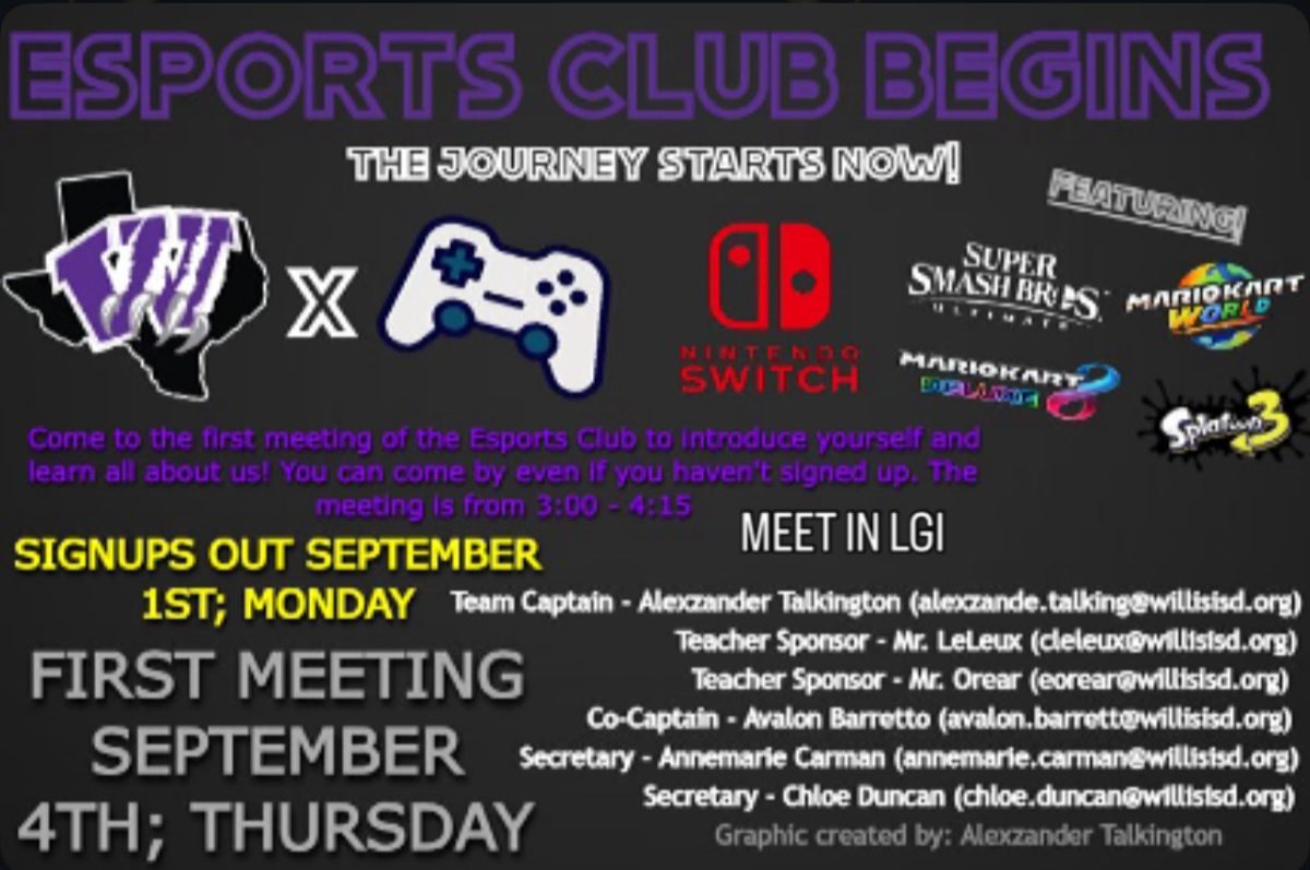 ESPORTS CLUB. The journey starts Sept. 4. in the main campus LGI.