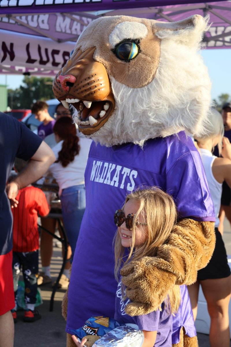 WILDKAT FAITH. By actively participating in Fields of Faith, freshman Maddox O'Hagan used his platform as the school mascot to demonstrate his faith and help guide the youth toward a similar spiritual journey. In and out of the costume O’Hagan continues to positively represent Willis High with outstanding character.