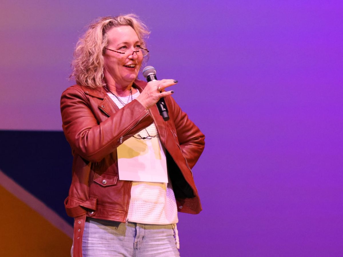 ON STAGE. During 2025's musical, Dr. Kimberly James made a guest appearance during The 25th Annual Putnam County Spelling Bee. James is a big supporter of district events and fine arts perfromances.