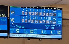 PERFECTION. After a perfect game, the score was 300 for sophomore Cameron Medina. 