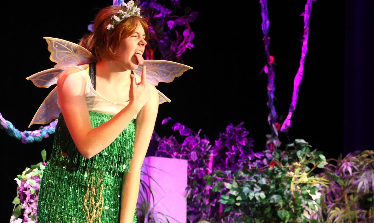 TINKERBELL ATTITUDE. During a production of Peter Pan, Tinkerbell shows a little sassiness. 