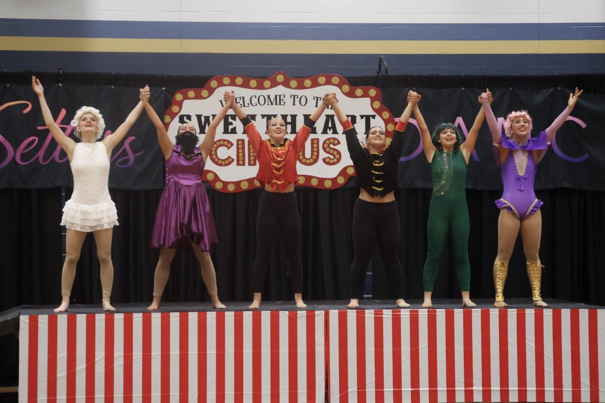 UNDER THE BIG TOP. The Sweethearts' competition season has a circus theme. 