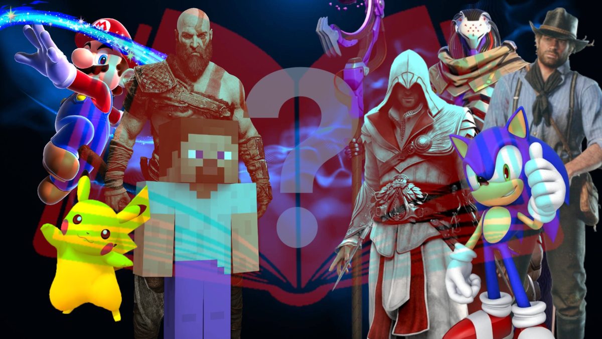 CLASSROOMS MEET GAMES. The graphic showcases many video games that people have enjoyed in the past couple of years, and some are even examples of what people want to see in education.